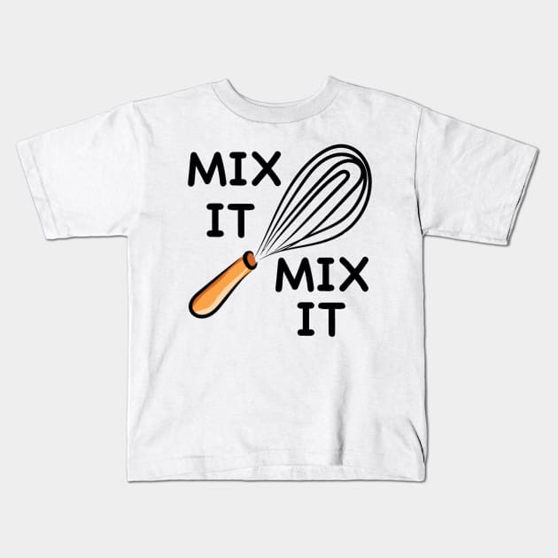 Mix it mix it Kids T-Shirt by richercollections